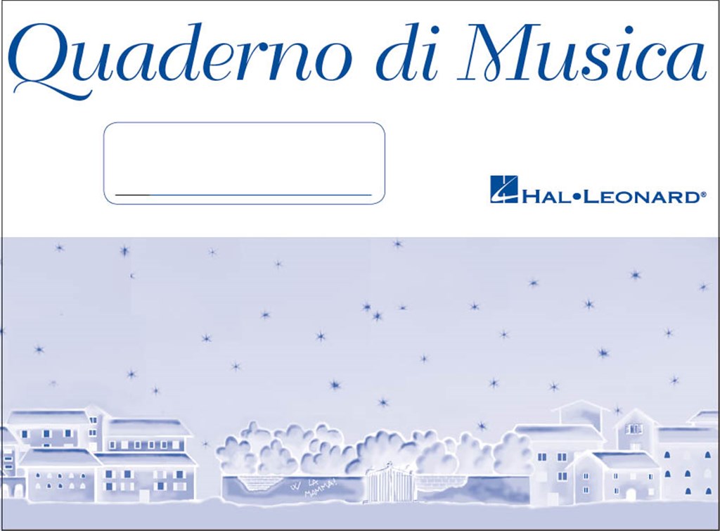 Quaderno di musica blu